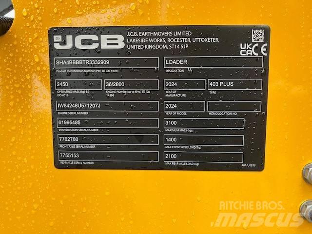 JCB 403 Plus Kolové nakladače