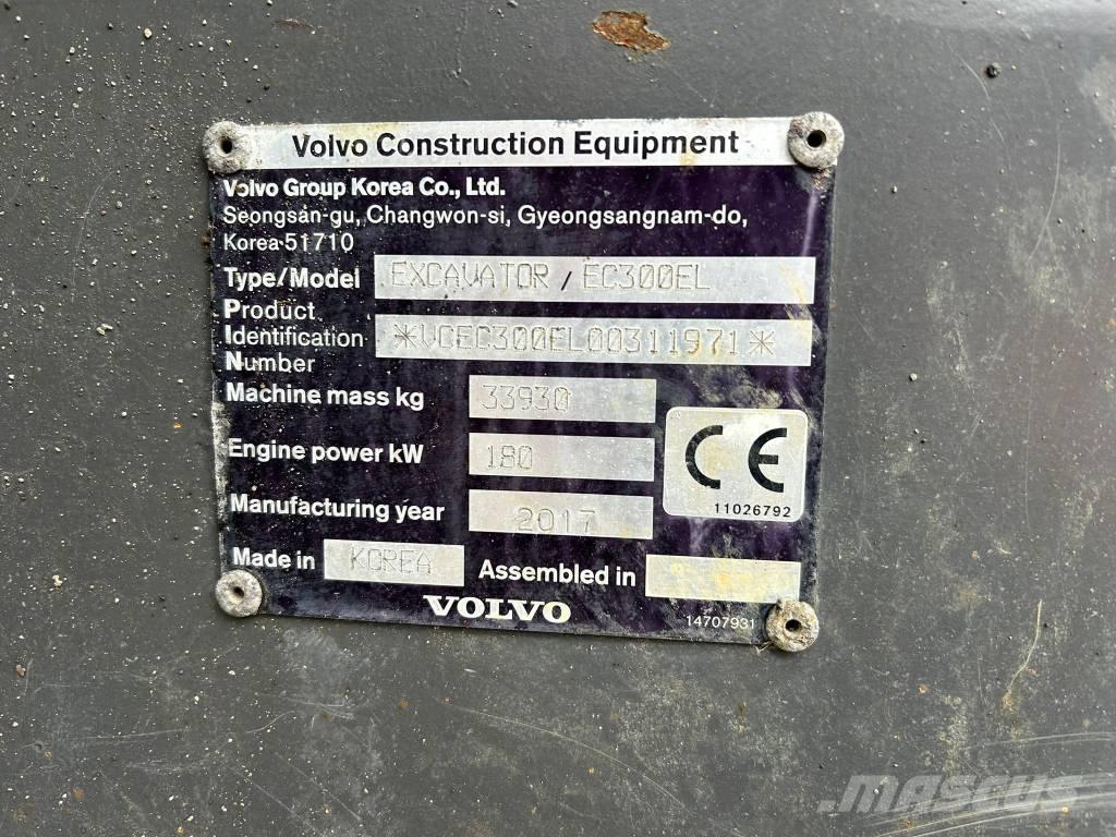 Volvo EC 300 EL Pásová rýpadla