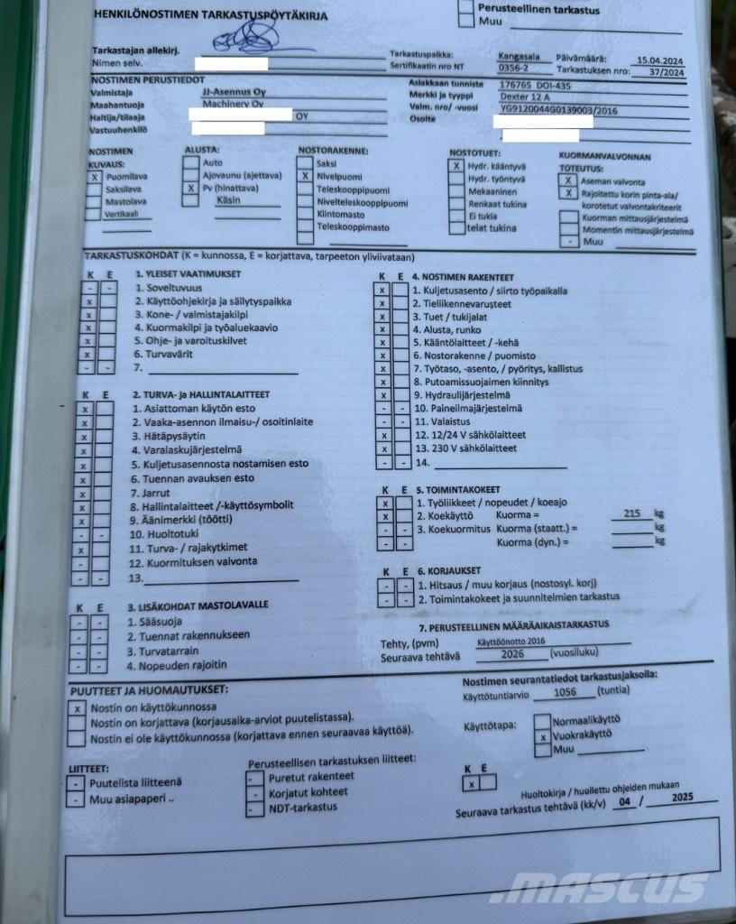 Dexter 12 A Přívěsové plošiny