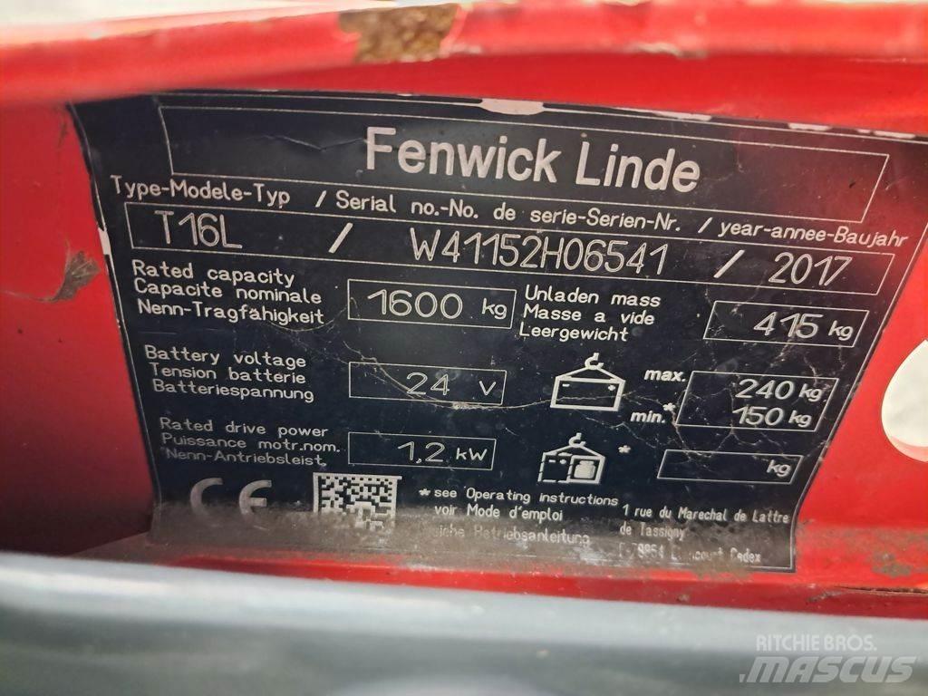 Linde T16L Ruční paletový vozík