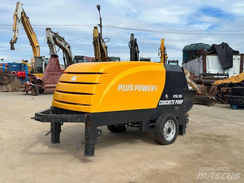 Plus Power VTGZ-20S Nákladní auta s čerpadly betonu