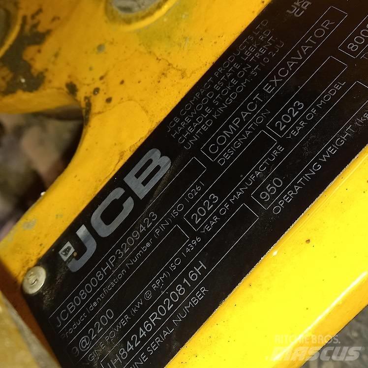 JCB 8008 Mini rýpadla < 7t
