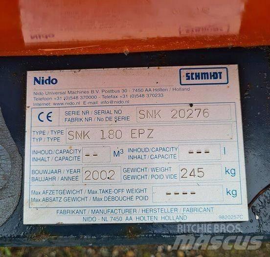 Nido SNK180 EPZ Sněžné pluhy, přední sněhové radlice