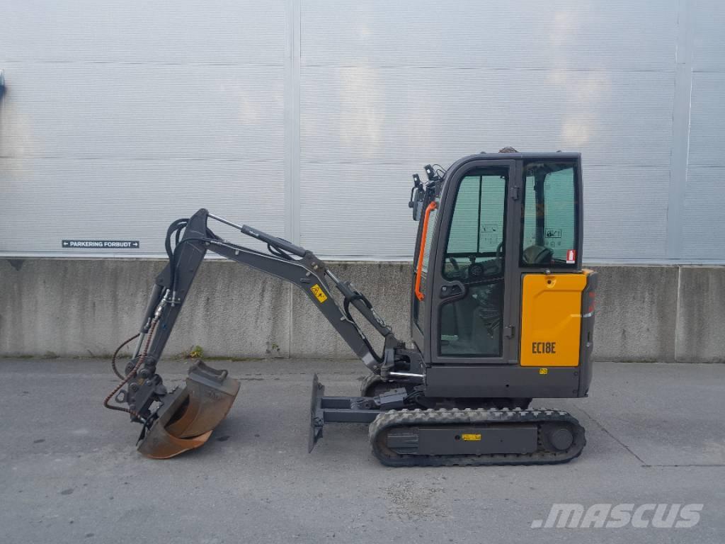 Volvo EC18E Mini rýpadla < 7t
