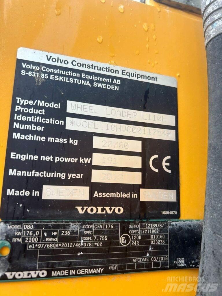 Volvo L110H Kolové nakladače