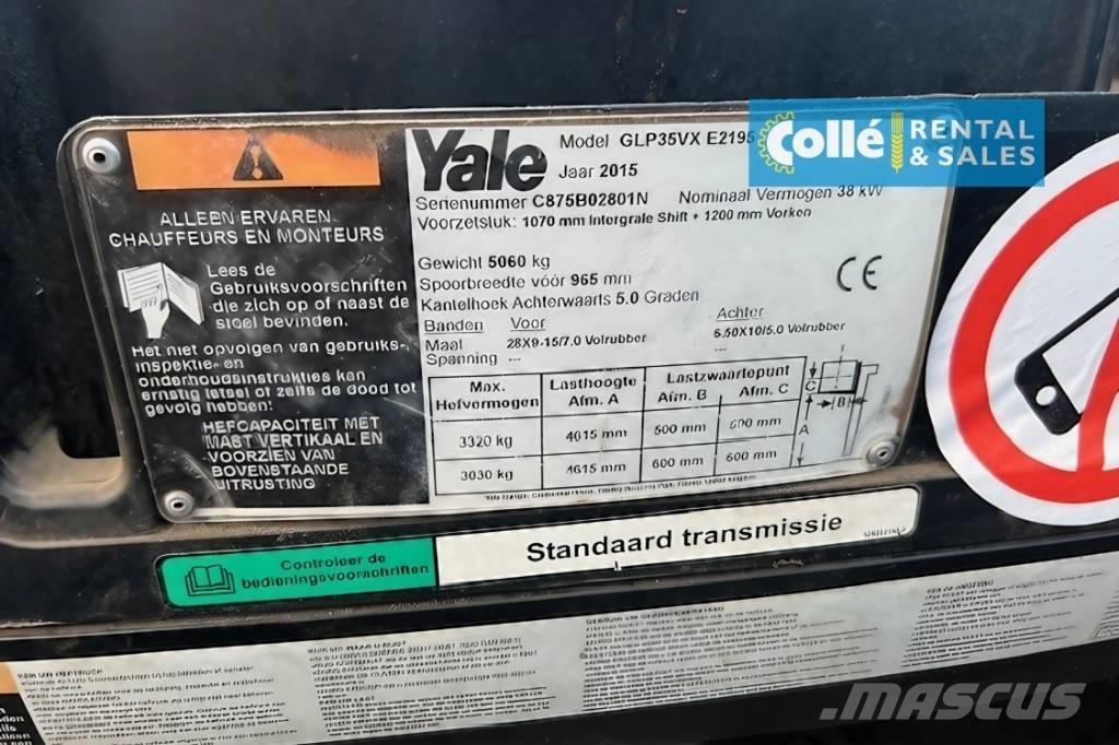 Yale GLP 35 VX | 2015 LPG vozíky