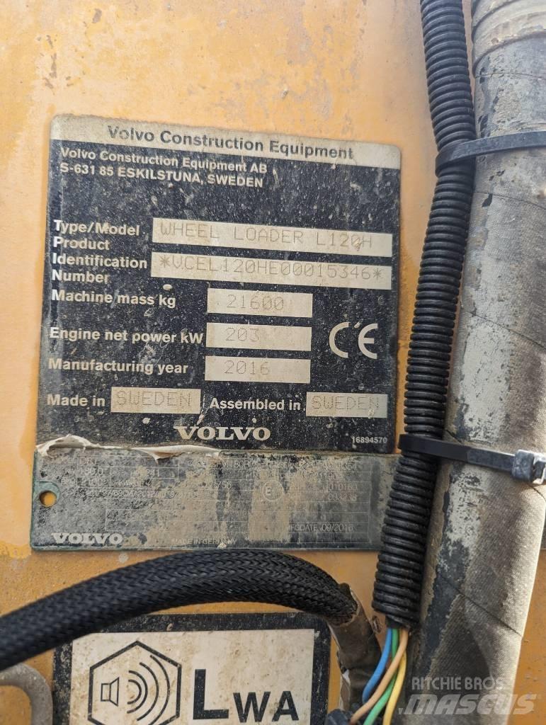 Volvo L 120 H Kolové nakladače