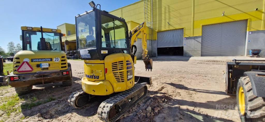 Komatsu PC 26 MR Mini rýpadla < 7t