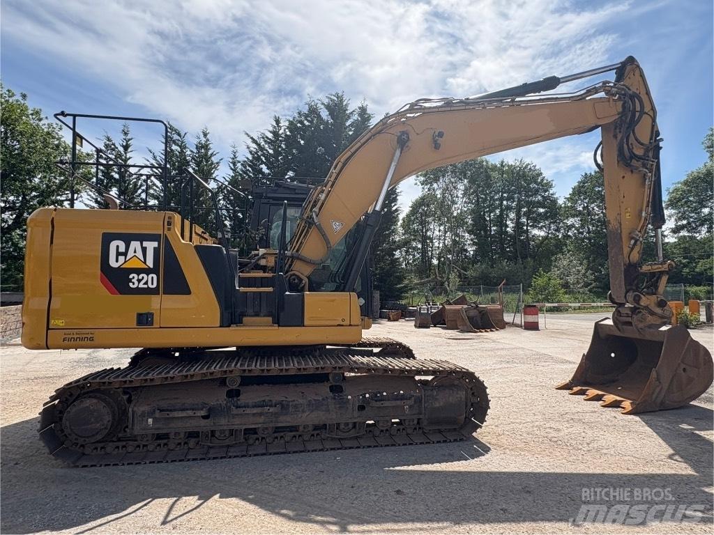 CAT 320 07B Pásová rýpadla