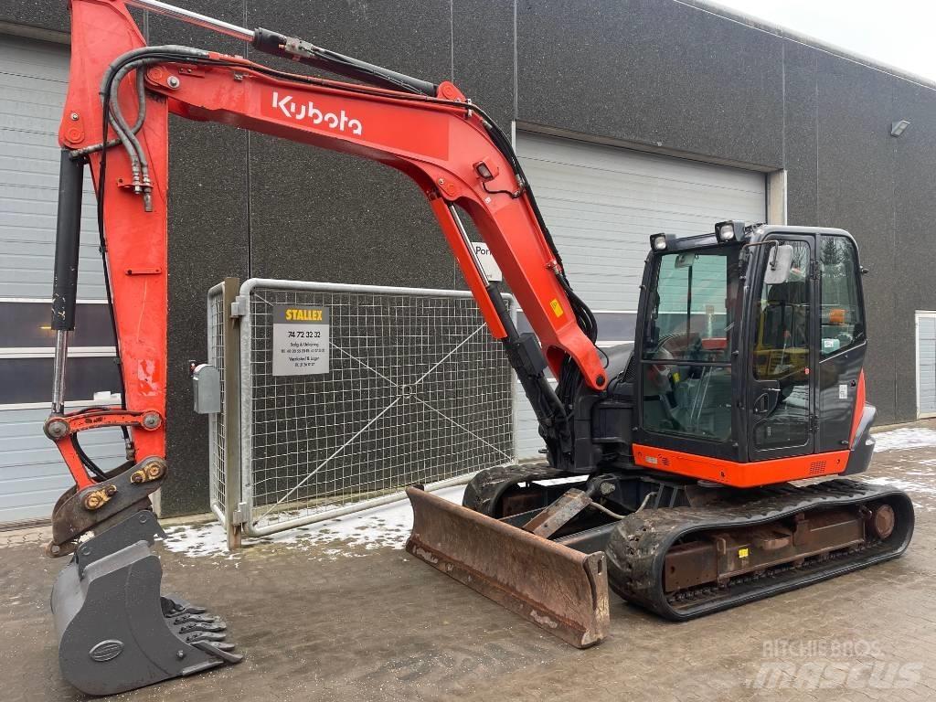 Kubota KX080-4a Midi rýpadla 7t - 12t