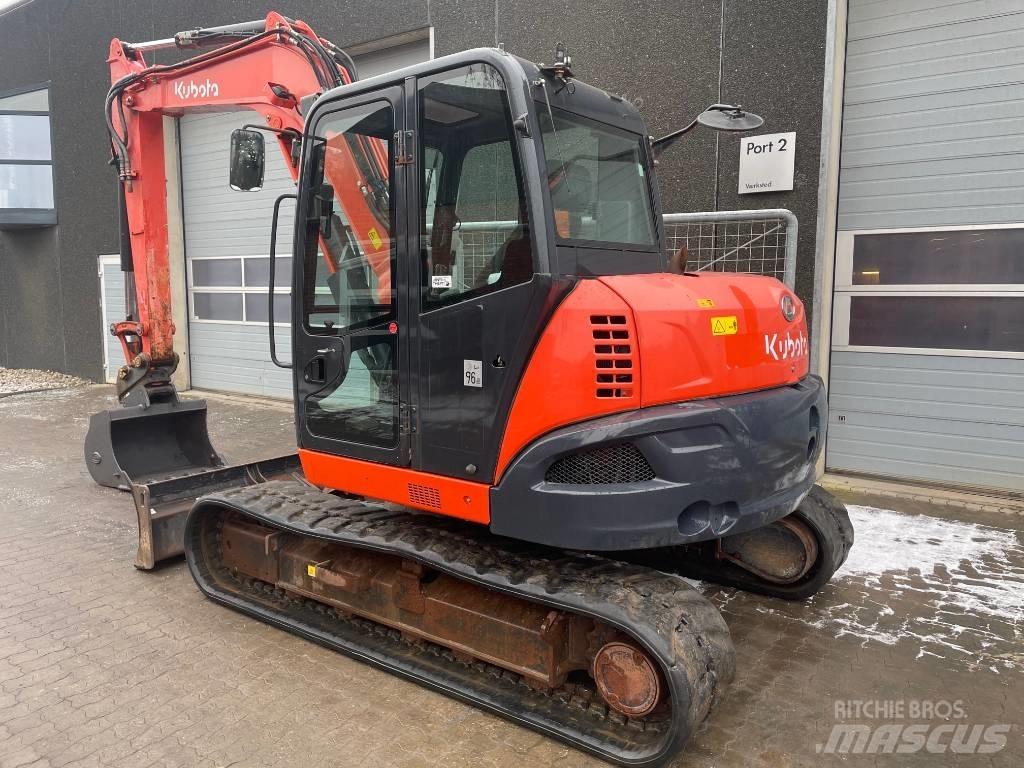 Kubota KX080-4a Midi rýpadla 7t - 12t