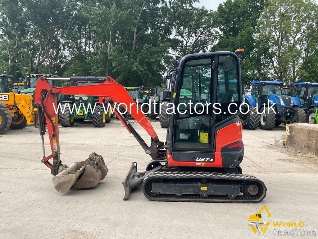 Kubota U 27-4 Mini rýpadla < 7t