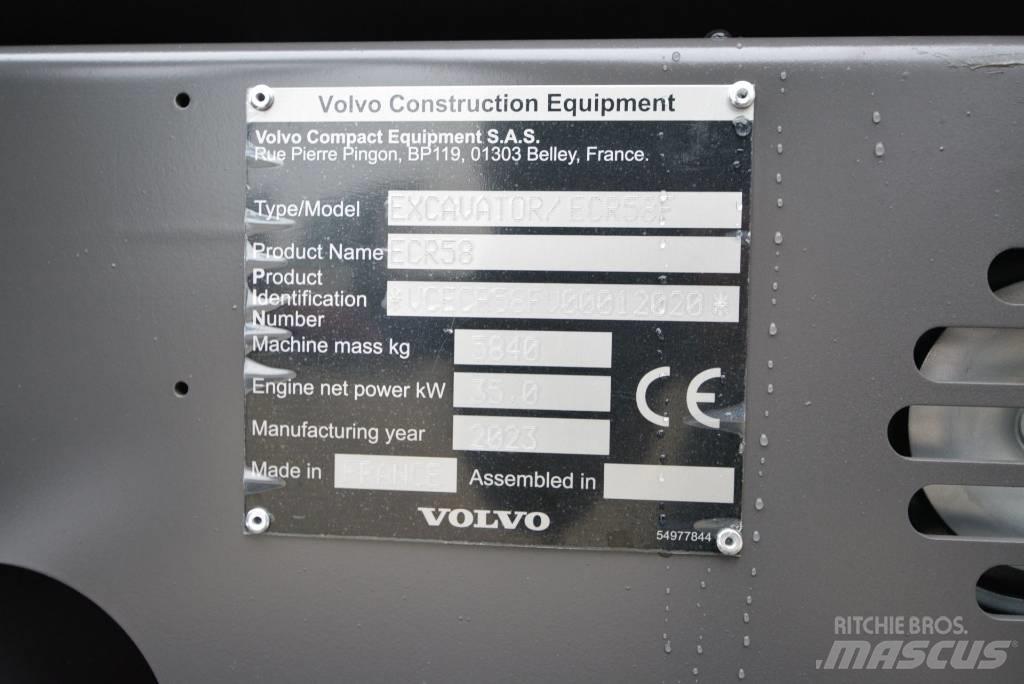 Volvo ECR 58 F Mini rýpadla < 7t