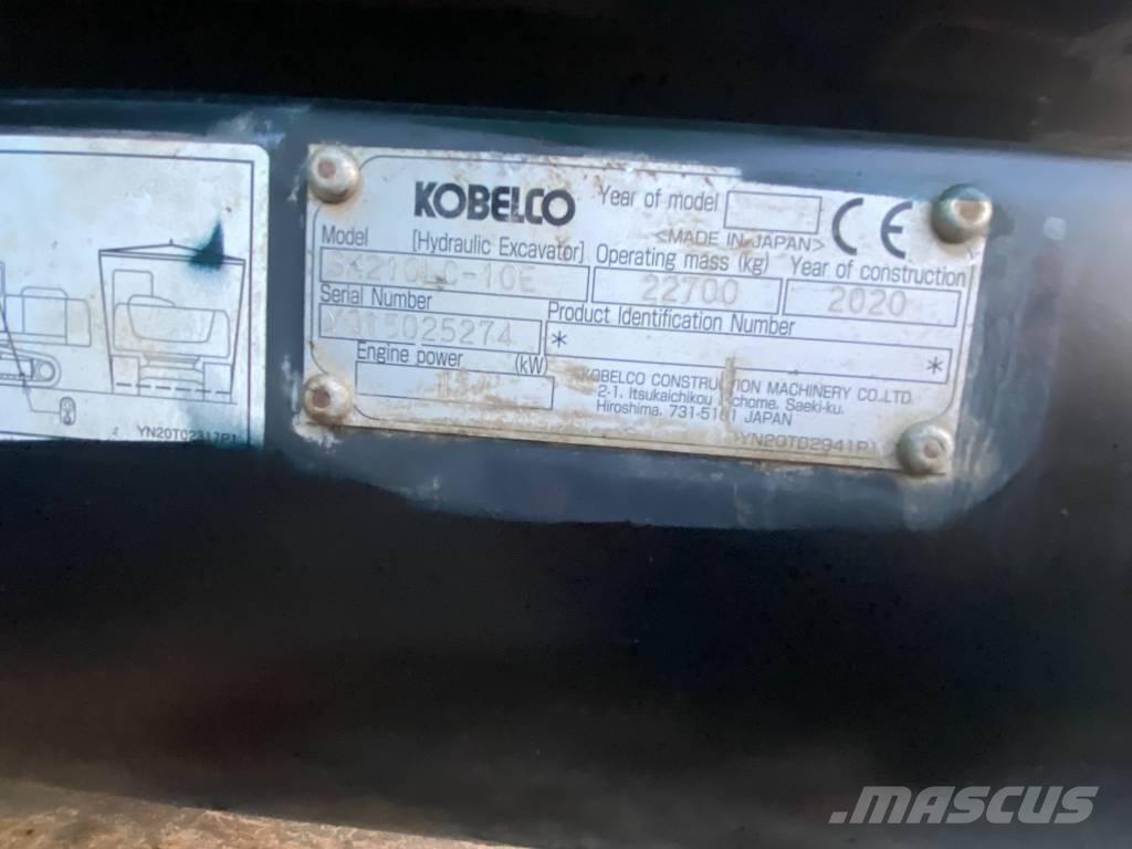 Kobelco SK210LC-10E Pásová rýpadla