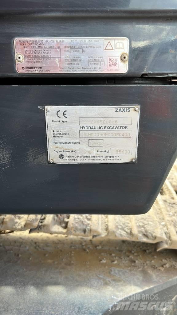 Hitachi ZX350-6 Pásová rýpadla