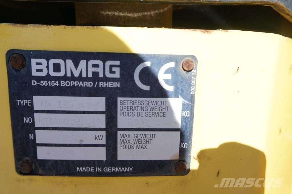 Bomag BW 120 AD-4 Tandemové válce