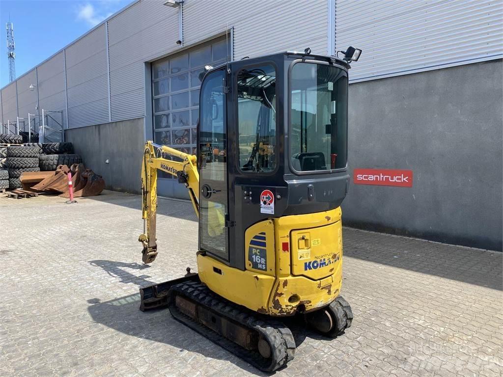 Komatsu PC16R-3HS Kolová rýpadla