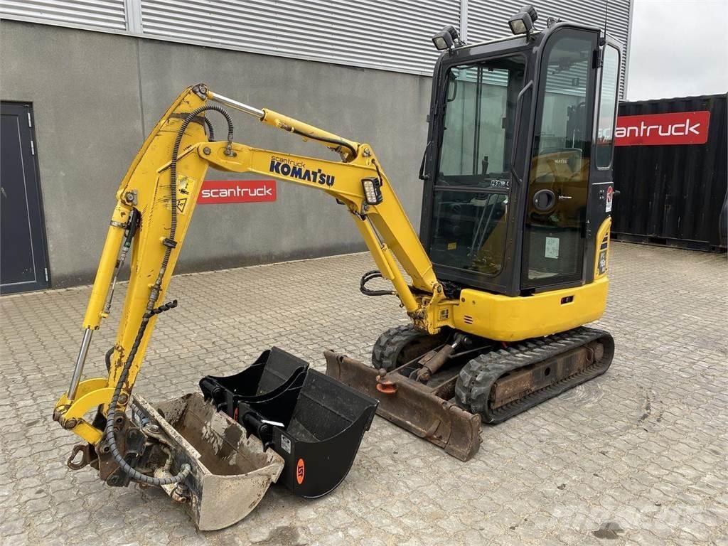 Komatsu PC16R-3HS Kolová rýpadla