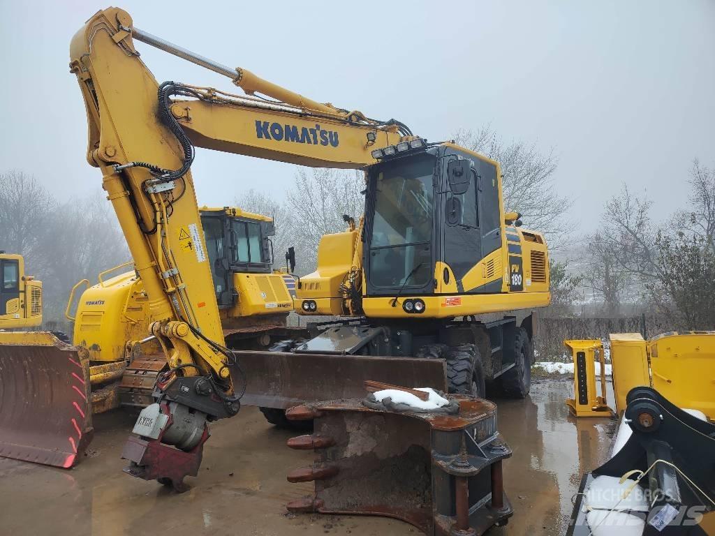 Komatsu PW180-11 Kolová rýpadla