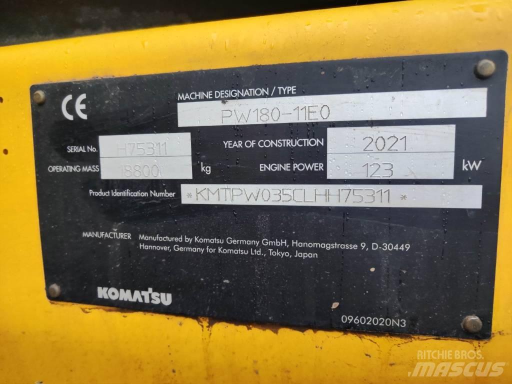 Komatsu PW180-11 Kolová rýpadla