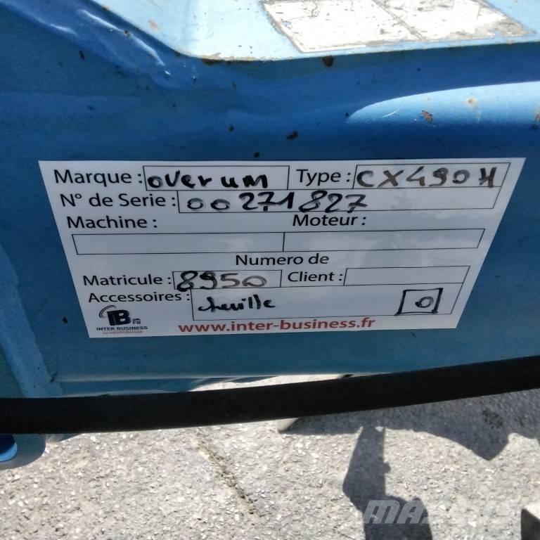 Överum CX 490H Oboustranné pluhy
