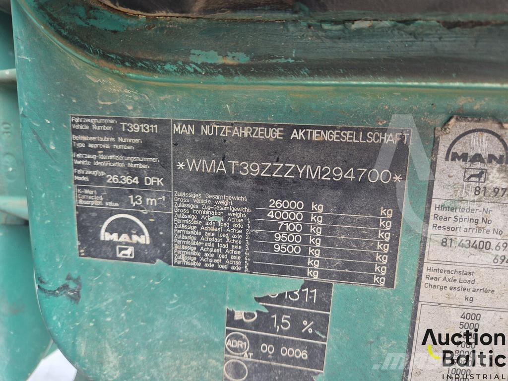 MAN 26.364 Sklápěče