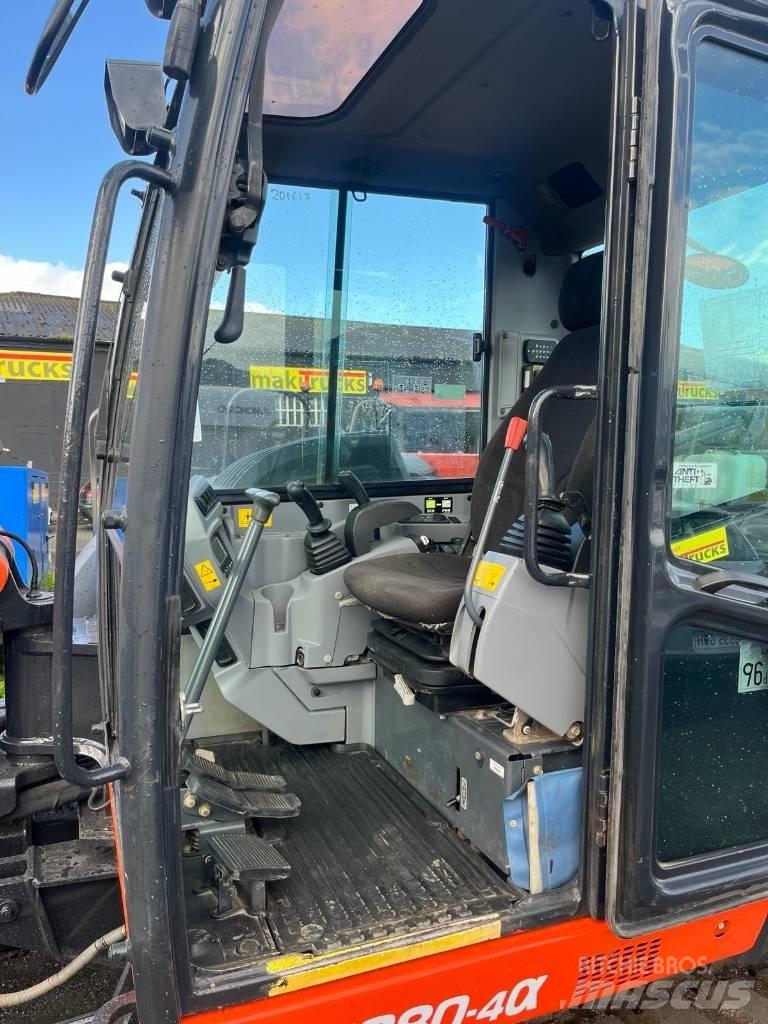 Kubota KX 080-4a Midi rýpadla 7t - 12t