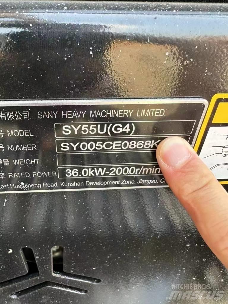 Sany SY 55 U Mini rýpadla < 7t