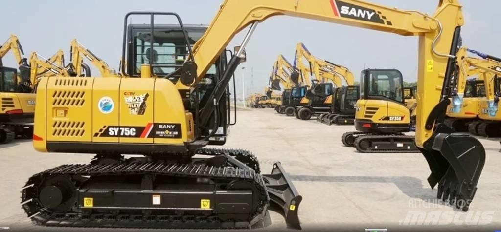 Sany SY 75 C Midi rýpadla 7t - 12t