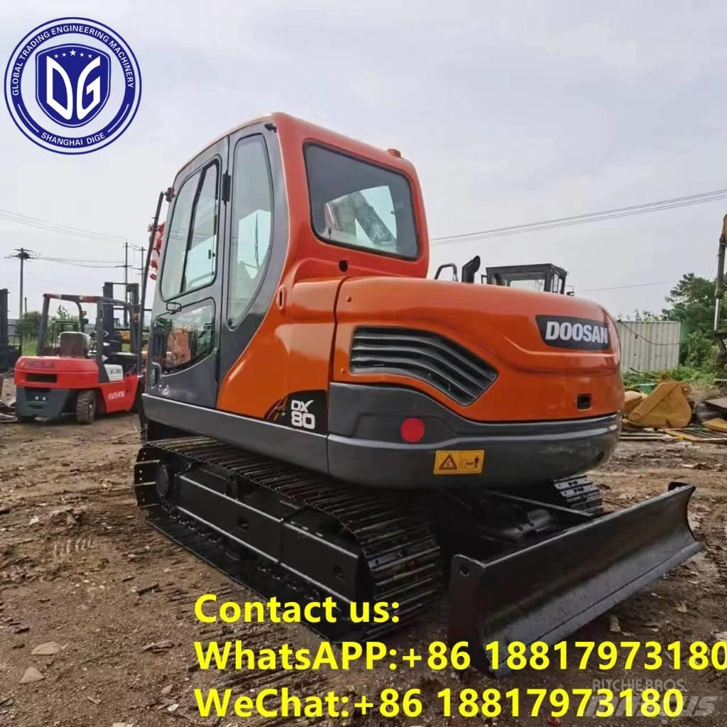 Doosan DX 80 Pásová rýpadla