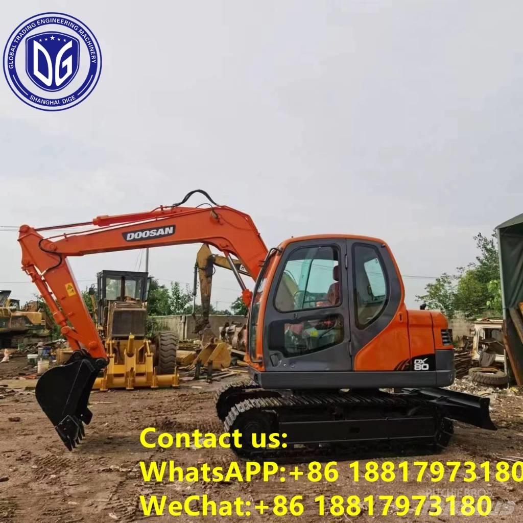 Doosan DX 80 Pásová rýpadla