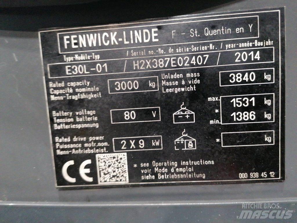 Linde E30L-01 Akumulátorové vozíky
