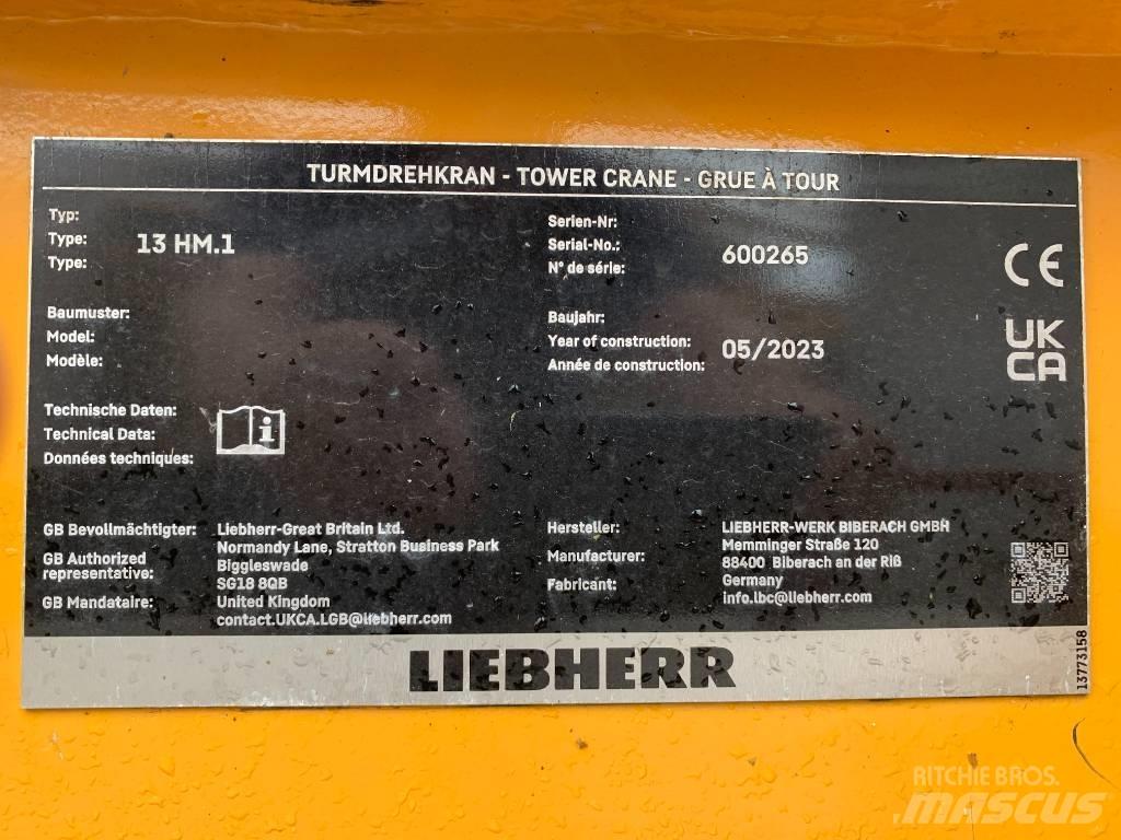 Liebherr 13HM Stavební jeřáby