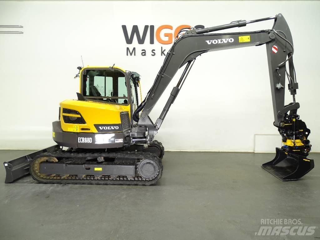 Volvo ECR 88 D Midi rýpadla 7t - 12t