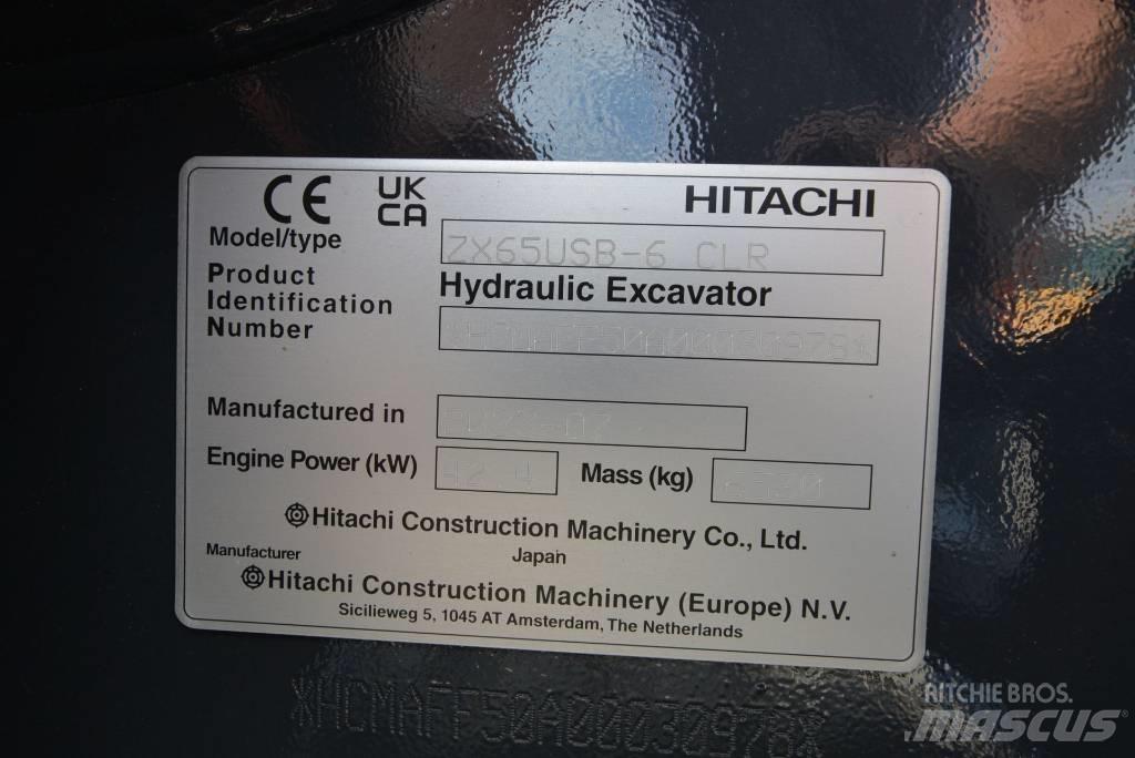 Hitachi ZX 65 USB-6 Mini rýpadla < 7t