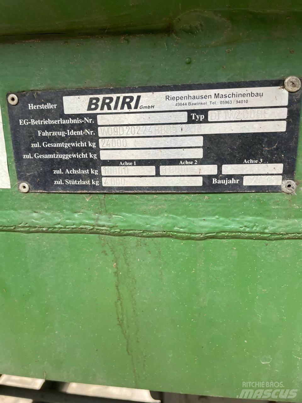 Briri Güllefass Kalové cisterny