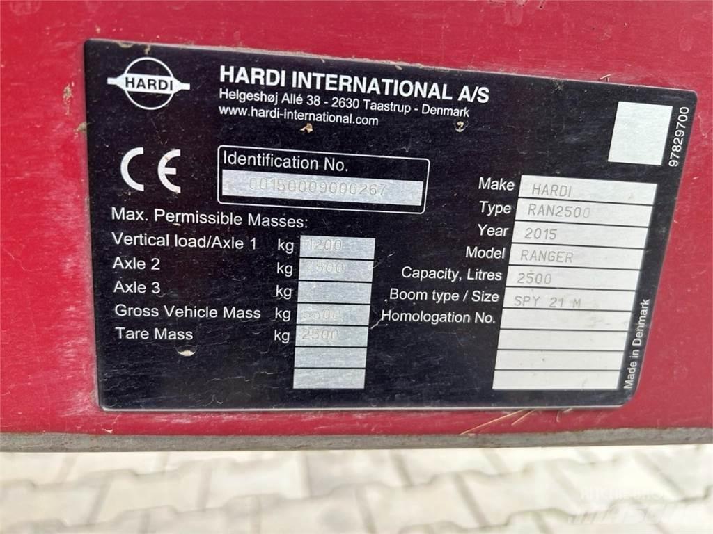 Hardi Ranger 2500 Tažené postřikovače