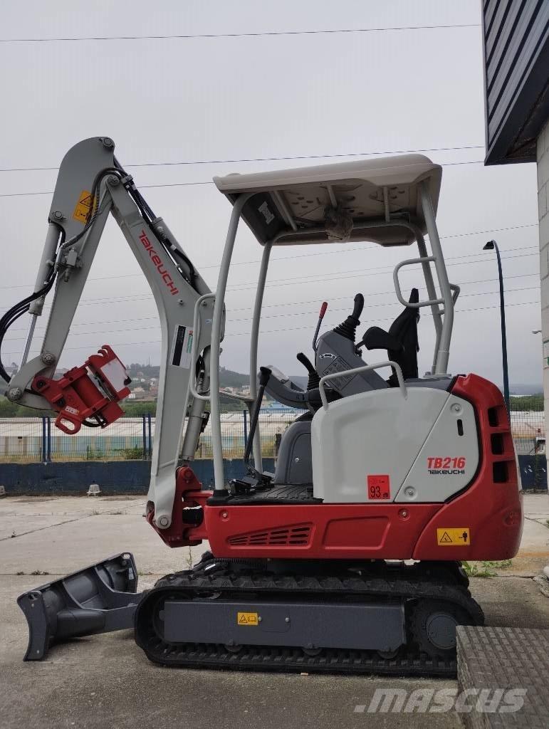 Takeuchi TB 216 Mini rýpadla < 7t