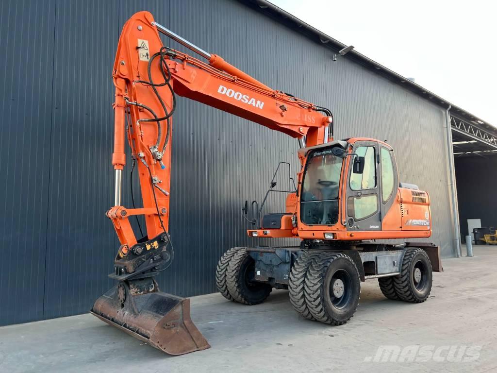 Doosan DX170W Kolová rýpadla