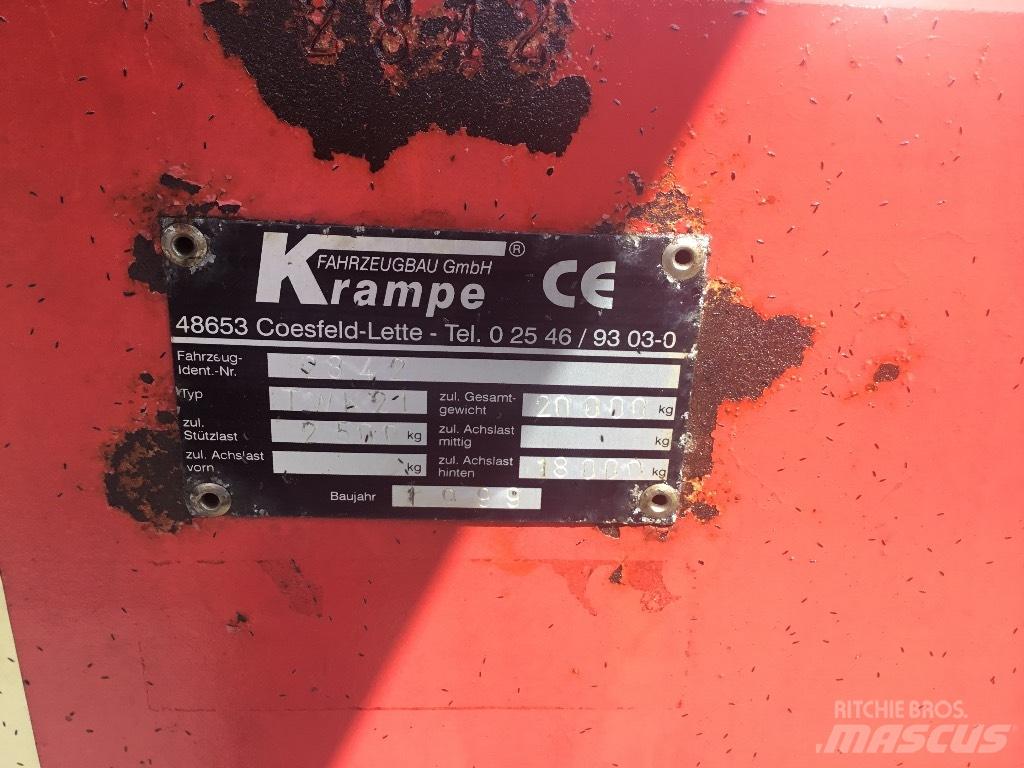 Krampe TWK21 Sklápěcí přívěs