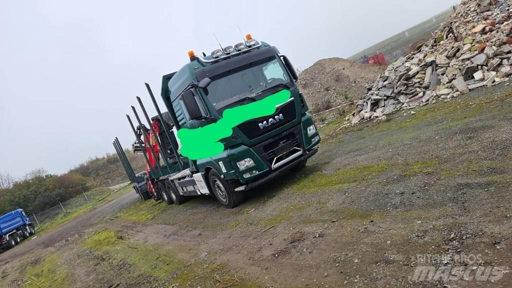 MAN TGX 26.580 Vozy na přepravu kmenů