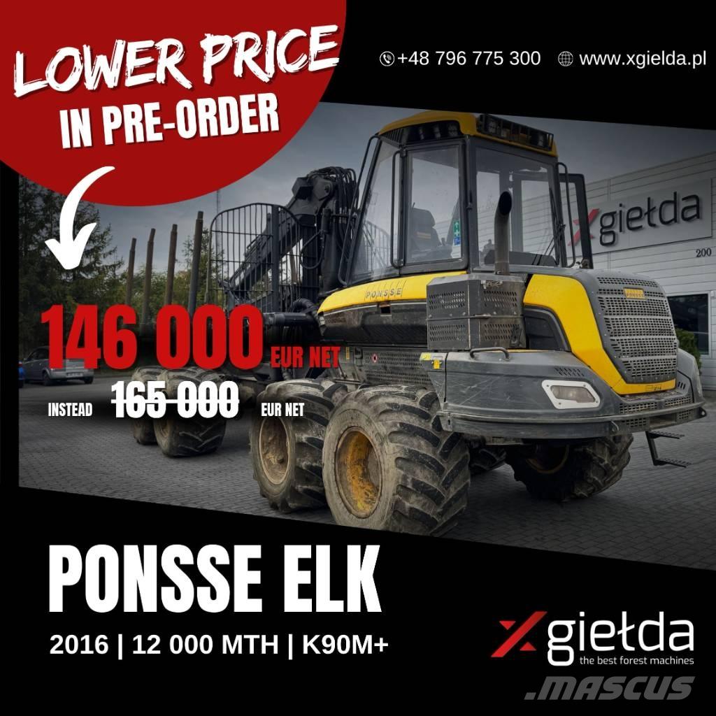 Ponsse Elk Vyvážecí traktory