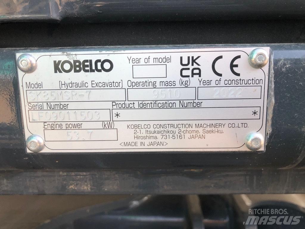 Kobelco SK85MSR-7 Midi rýpadla 7t - 12t