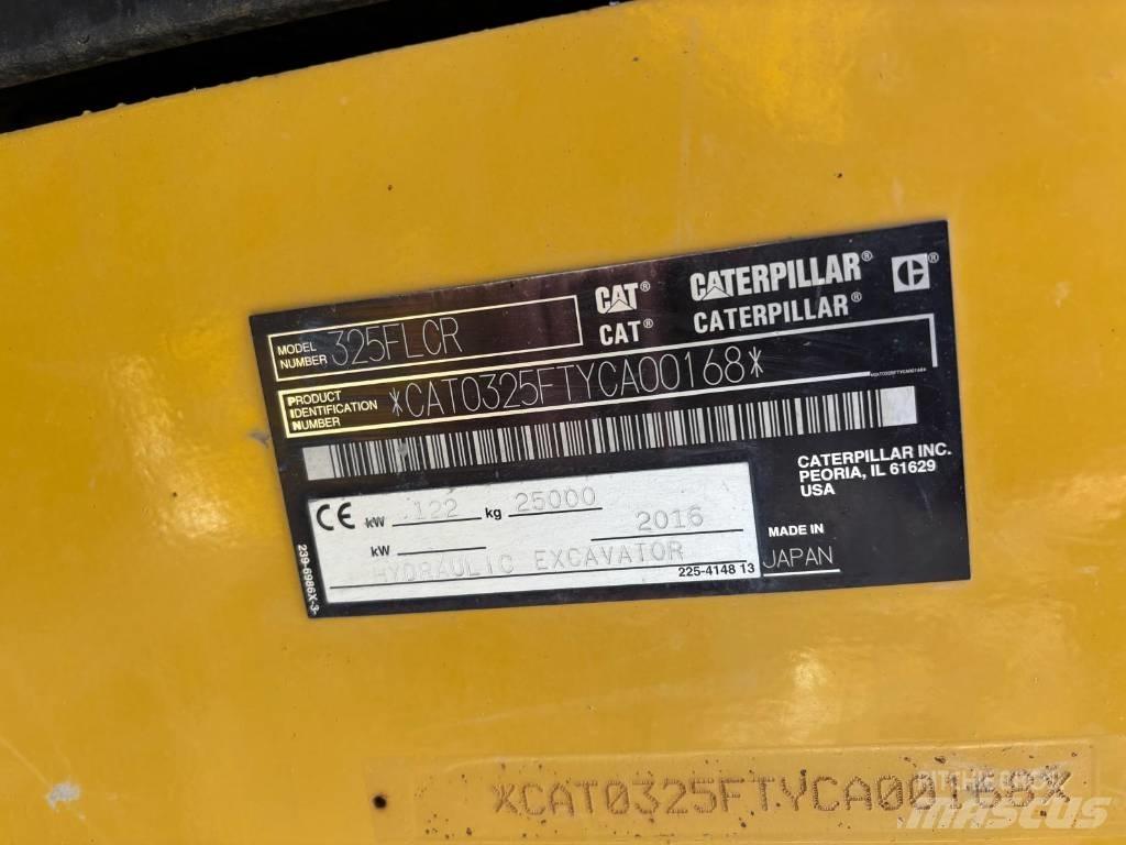 CAT 325 FL CR Pásová rýpadla