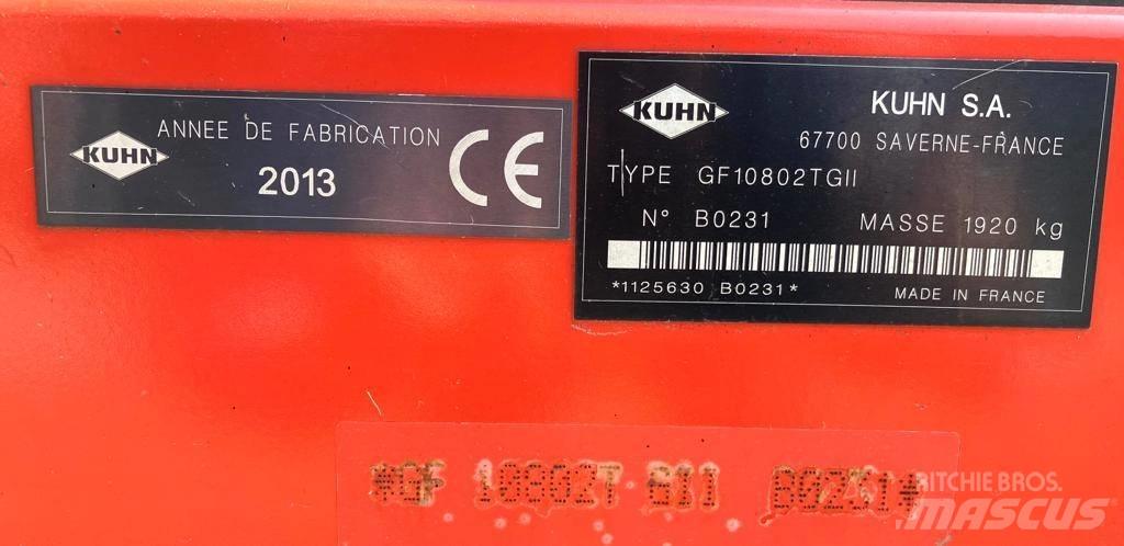 Kuhn GF 10802 T G II Obraceče a shrabovače sena
