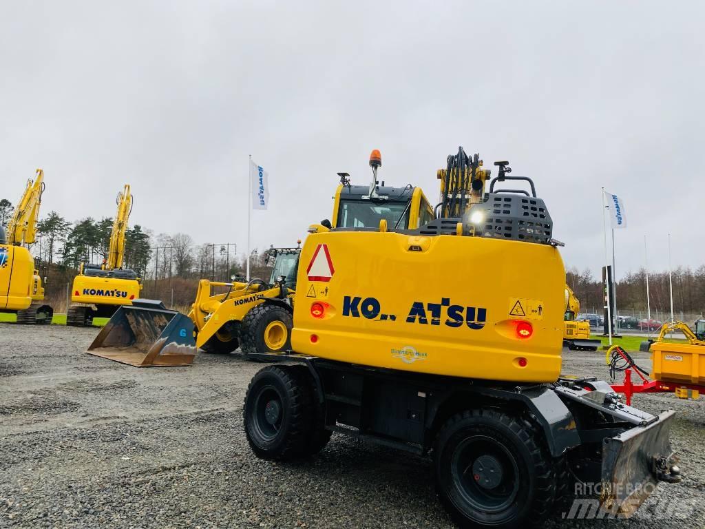 Komatsu PW148-11 Kolová rýpadla