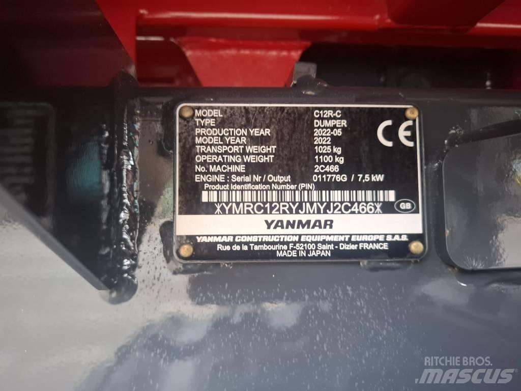 Yanmar C 12 R-C Vyklápěcí dempry