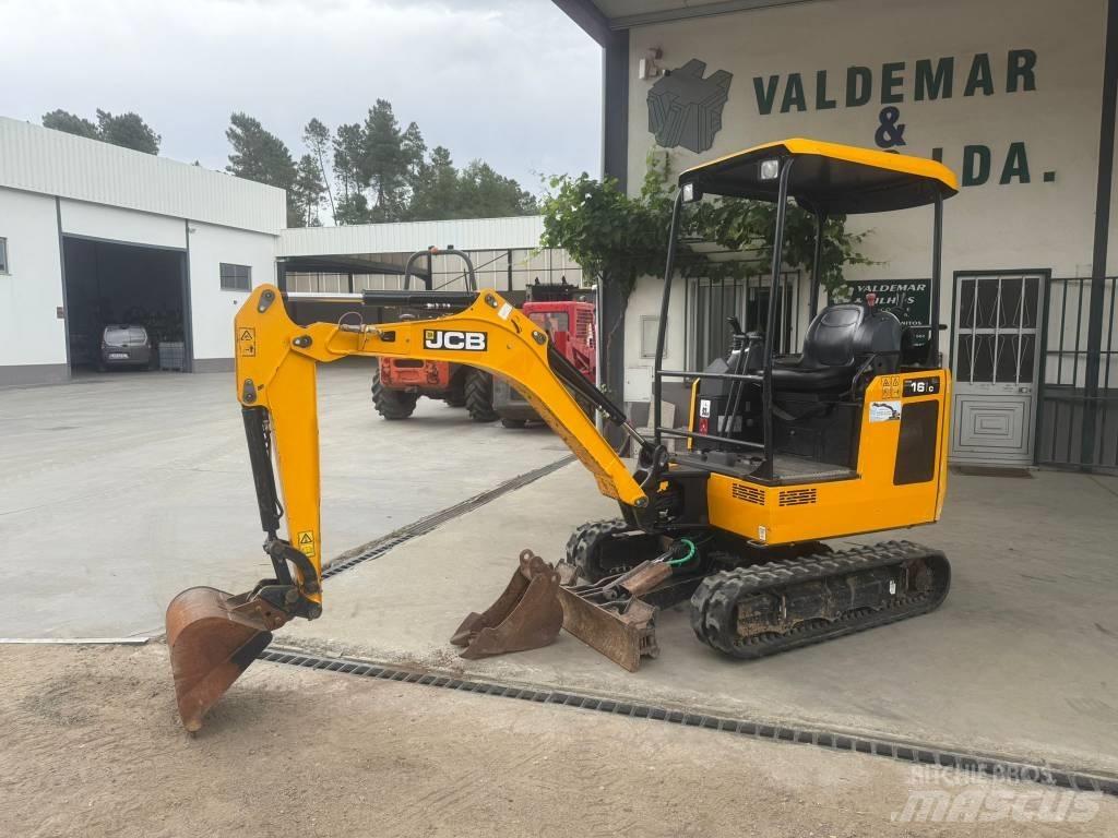 JCB 16 C-1, 821h Mini rýpadla < 7t