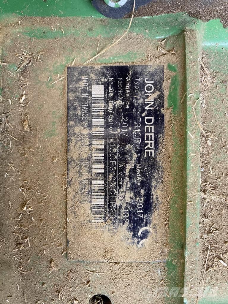 John Deere F 310 R Sekačky namontované a tažené
