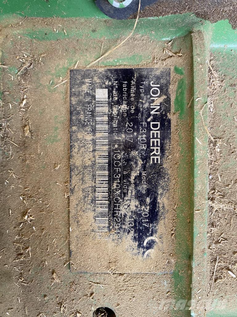 John Deere F 310 R Sekačky namontované a tažené